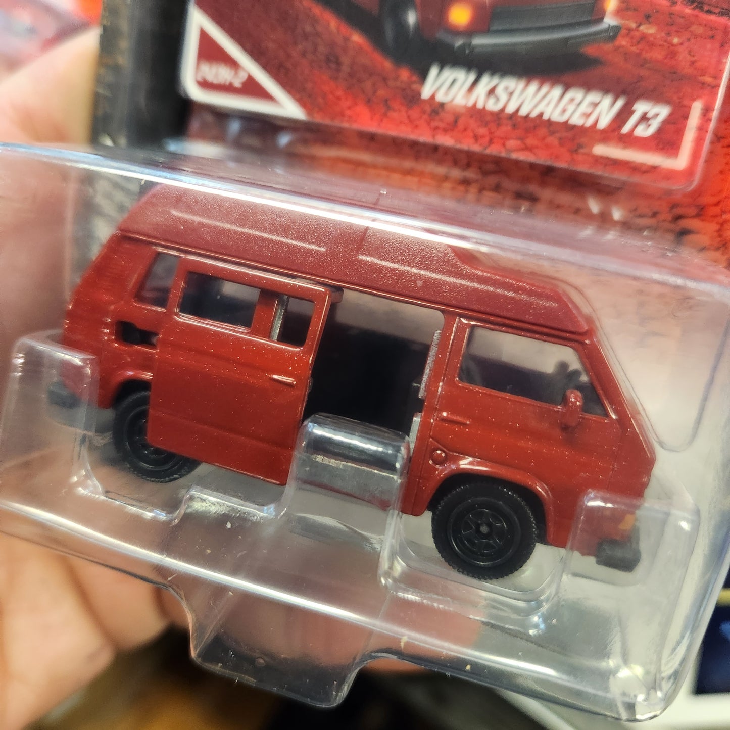 Majorette - Vintage Cars - Volkswagen T3 (Maroon)