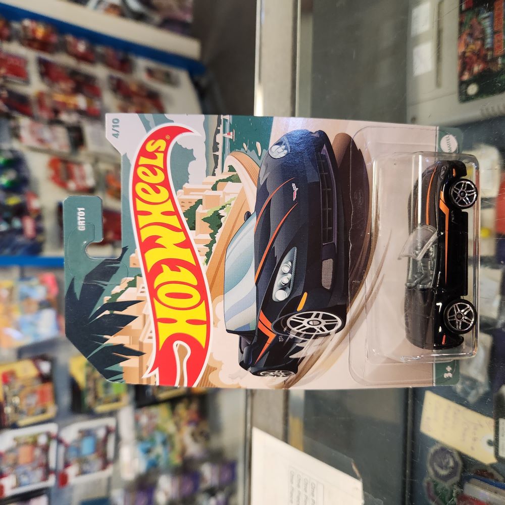 Hot Wheels Convertible Series - Corvette C6 Black