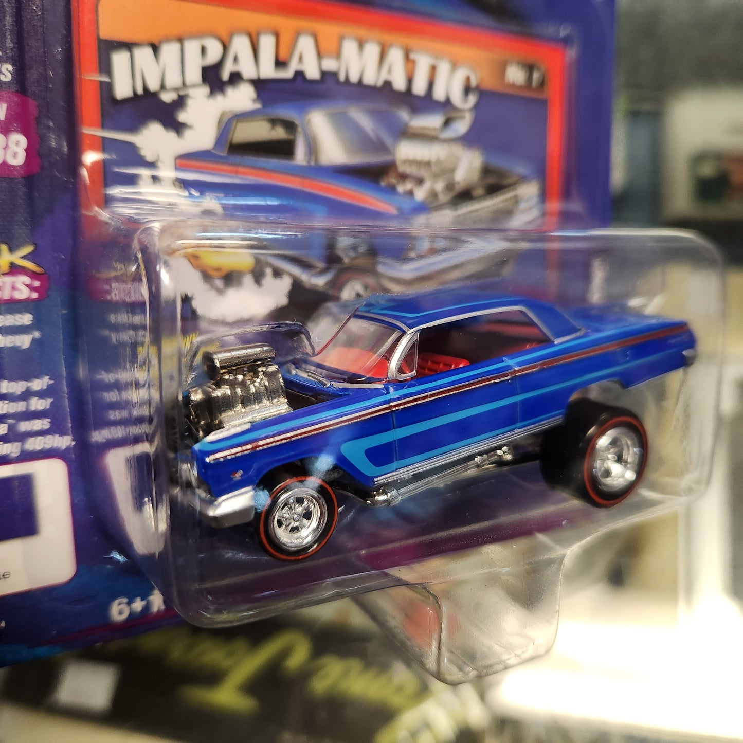 Johnny Lightning - 2021 Street Freaks R4 Vers. B - 1962 Chevrolet Impala Coupe (Zinger)