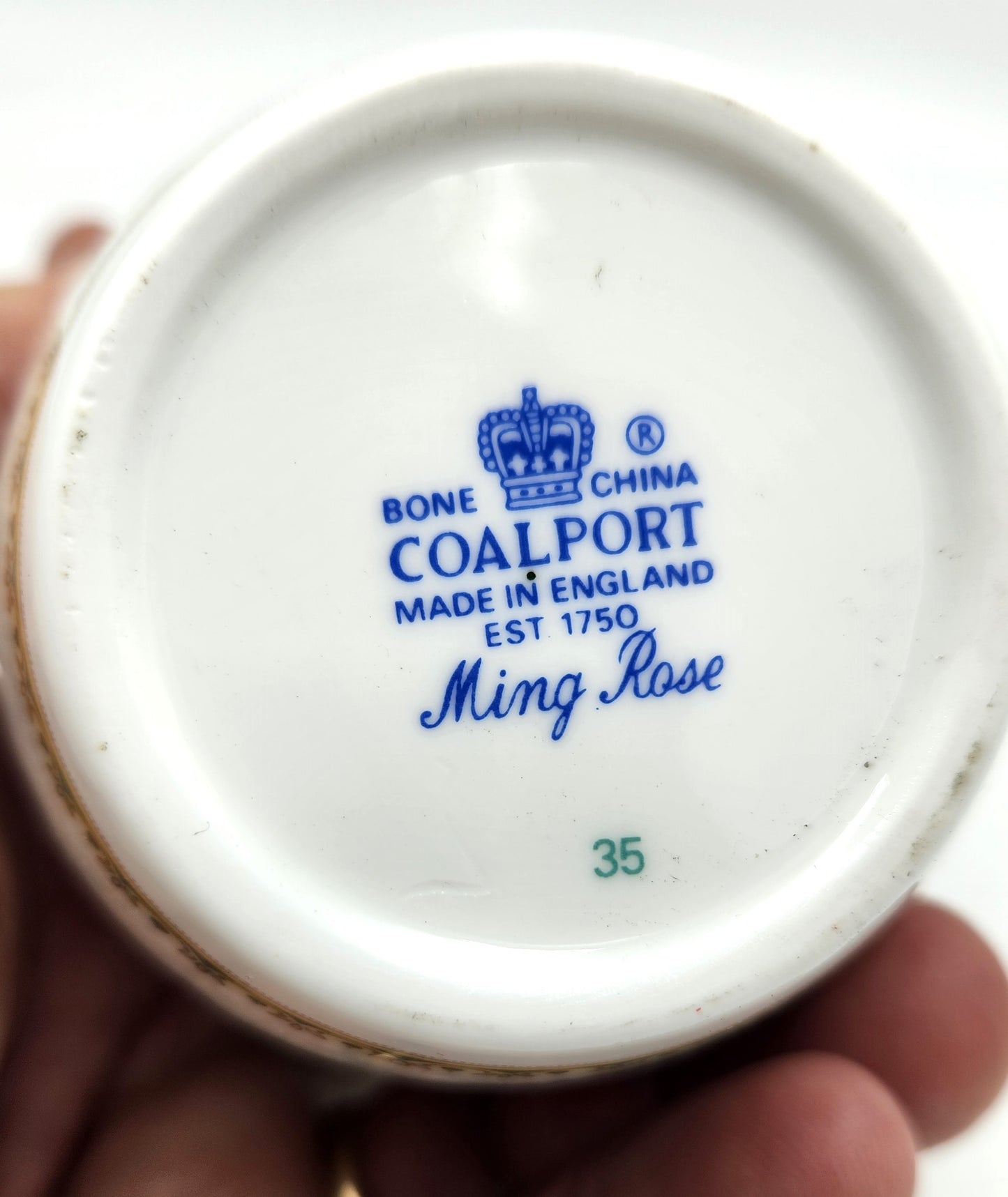 Coalport Bone China Ginger Jar - 10cm