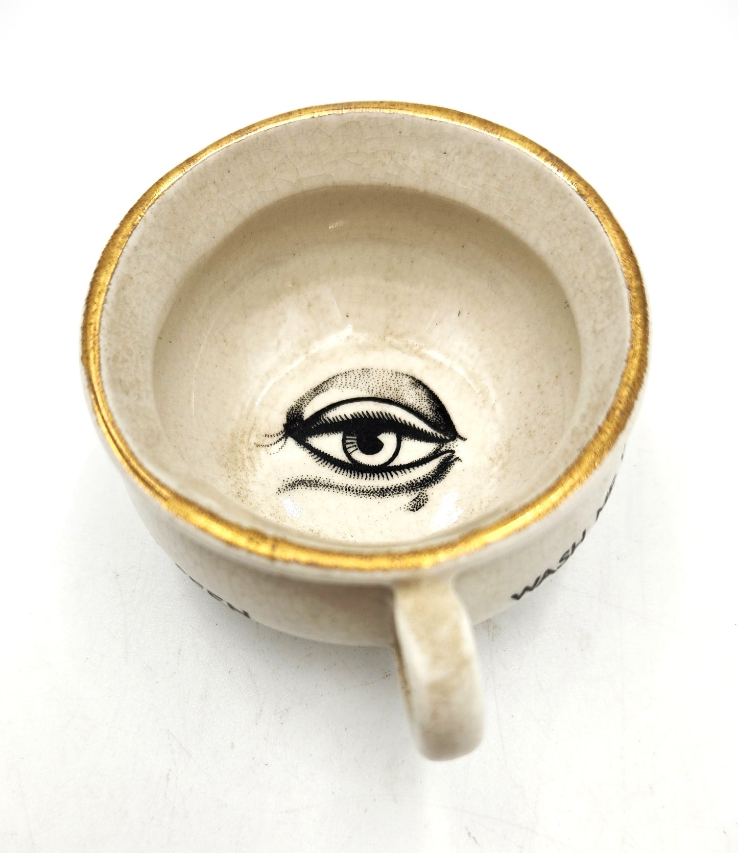 Tiny Ceramic Mug with Eye - 5.5cm