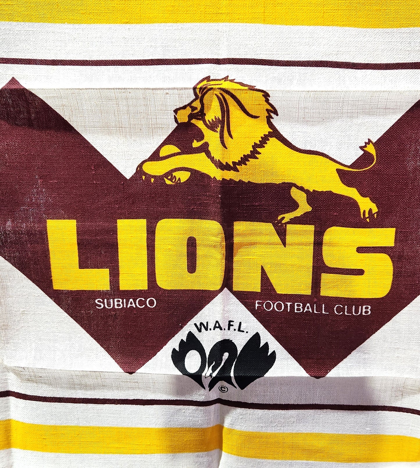 Lions: Subiaco Football Club W.A.F.L Tea Towel