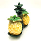 West German Pineapple Salt & Pepper in Stand - 9cm