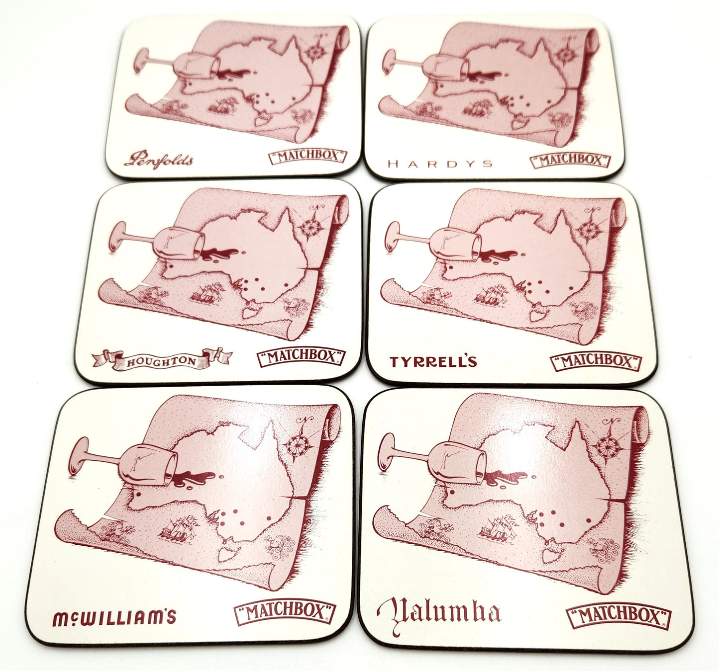 Matchbox - The Australian Vintage Collection Coasters - Set of 6