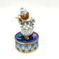 Enamel Clown with Violin Musical Ornament - 8cm