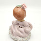 Vintage 1950's Ceramic Girl Bell - 8cm