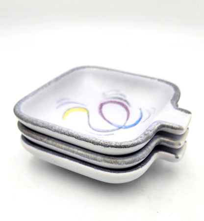 Set of 3 West German Ashtrays - 8cm