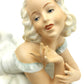 Vintage Minx Laying Lady Porcelain Figure - 28cm