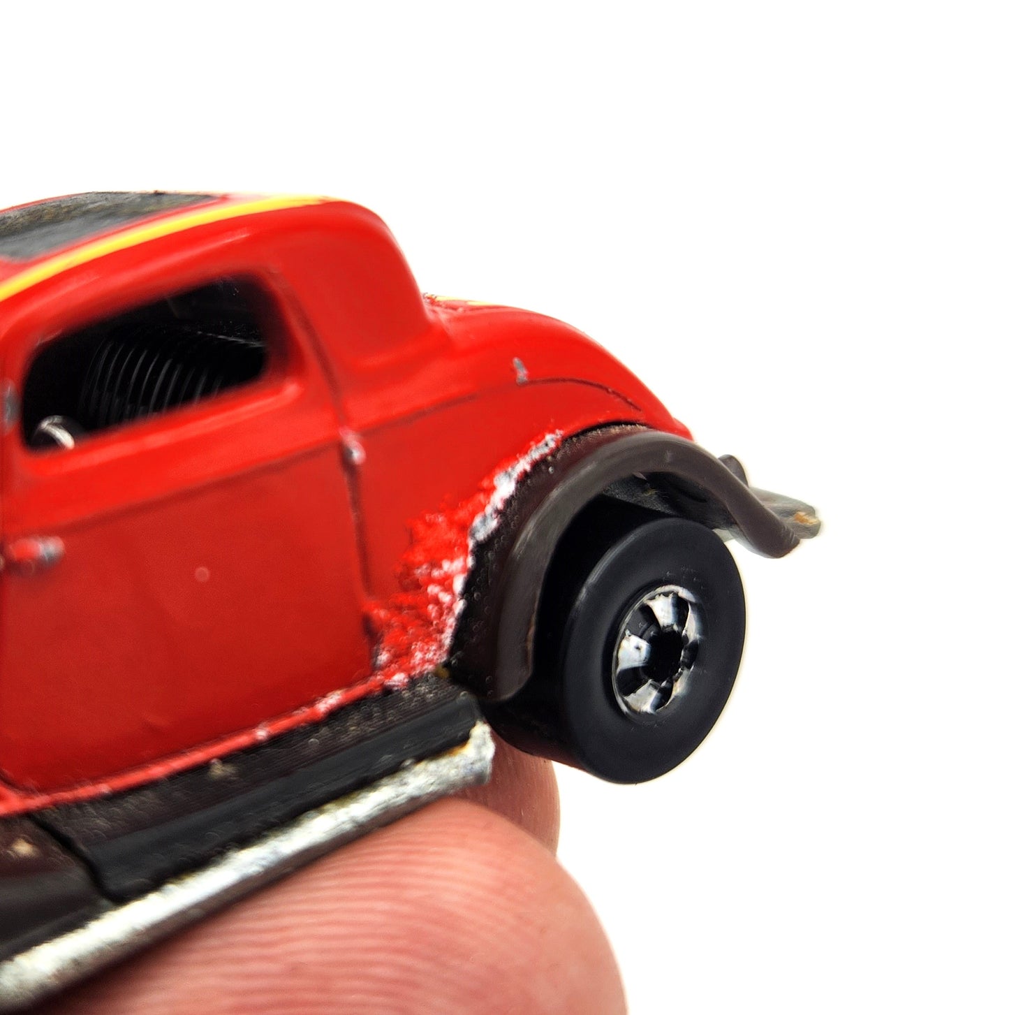 Uncarded - Hot Wheels - Red 2 Door 'Hot Rod' Coupe