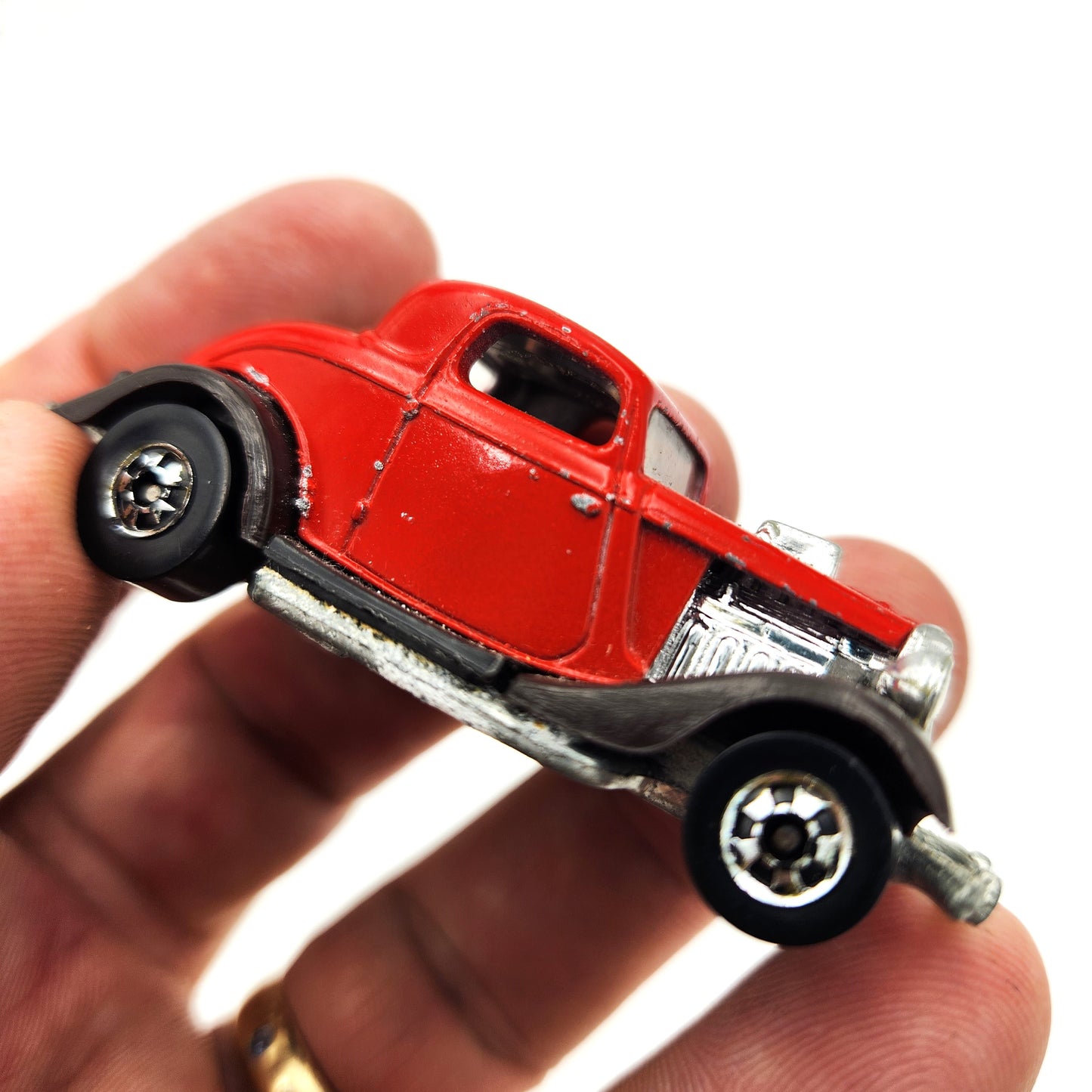 Uncarded - Hot Wheels - Red 2 Door 'Hot Rod' Coupe