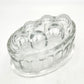 Vintage Glass Oval Shaped Jelly Mould - 16 cm