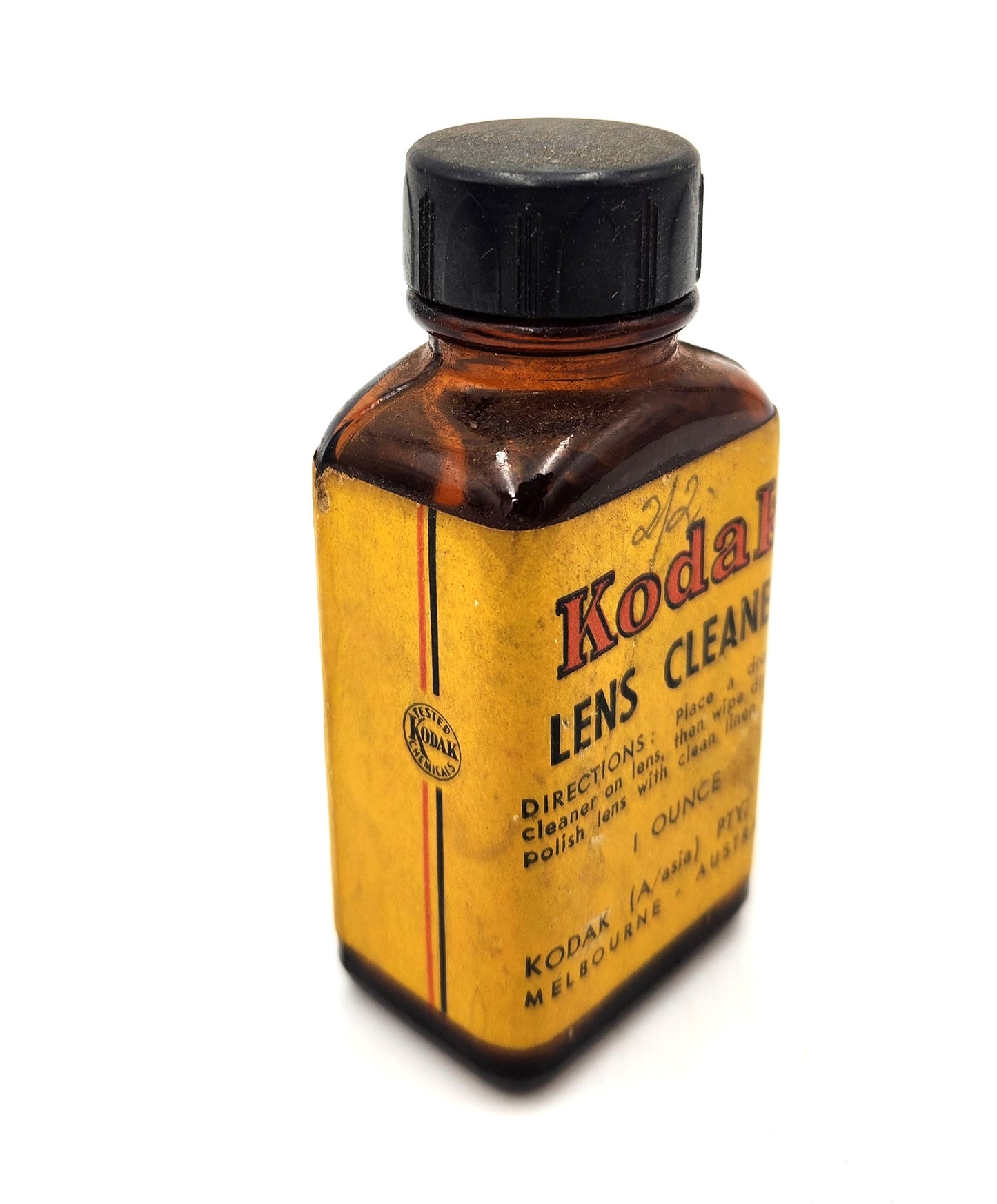 Vintage Kodak Lens Cleaner Bottle - One Ounce