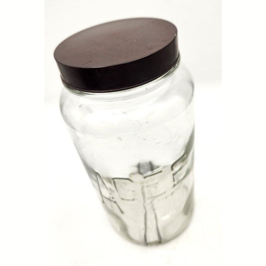 Tall Glass 'AGEE Special' Jar - 22cm