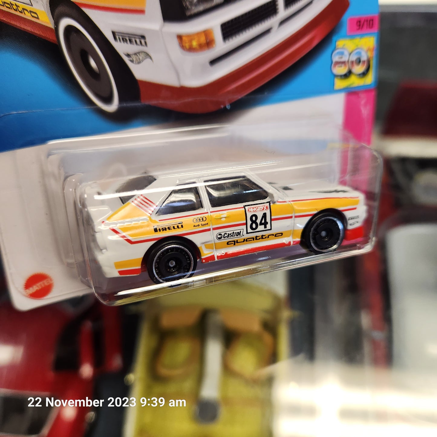 Hot Wheels - '84 Audi Sport Quattro #152 - Long Card