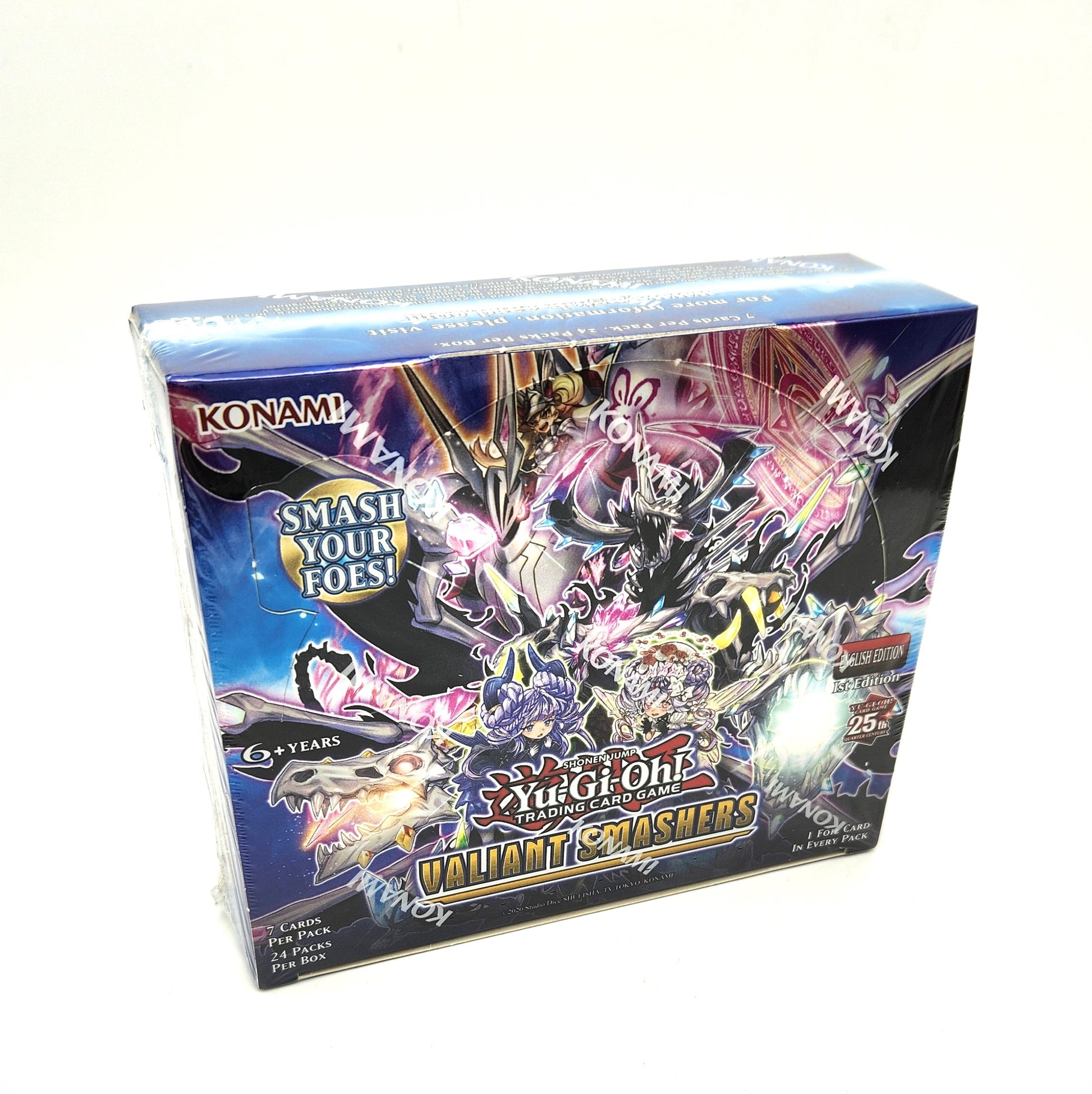 Yu-Gi-Oh! - Valiant Smashers Booster (Sealed Box) Relove Oxley - Vintage, Vinyl & Collectibles Yu-Gi-Oh! - Valiant Smashers Booster (Sealed Box) Relove Oxley - Vintage, Vinyl & Collectibles