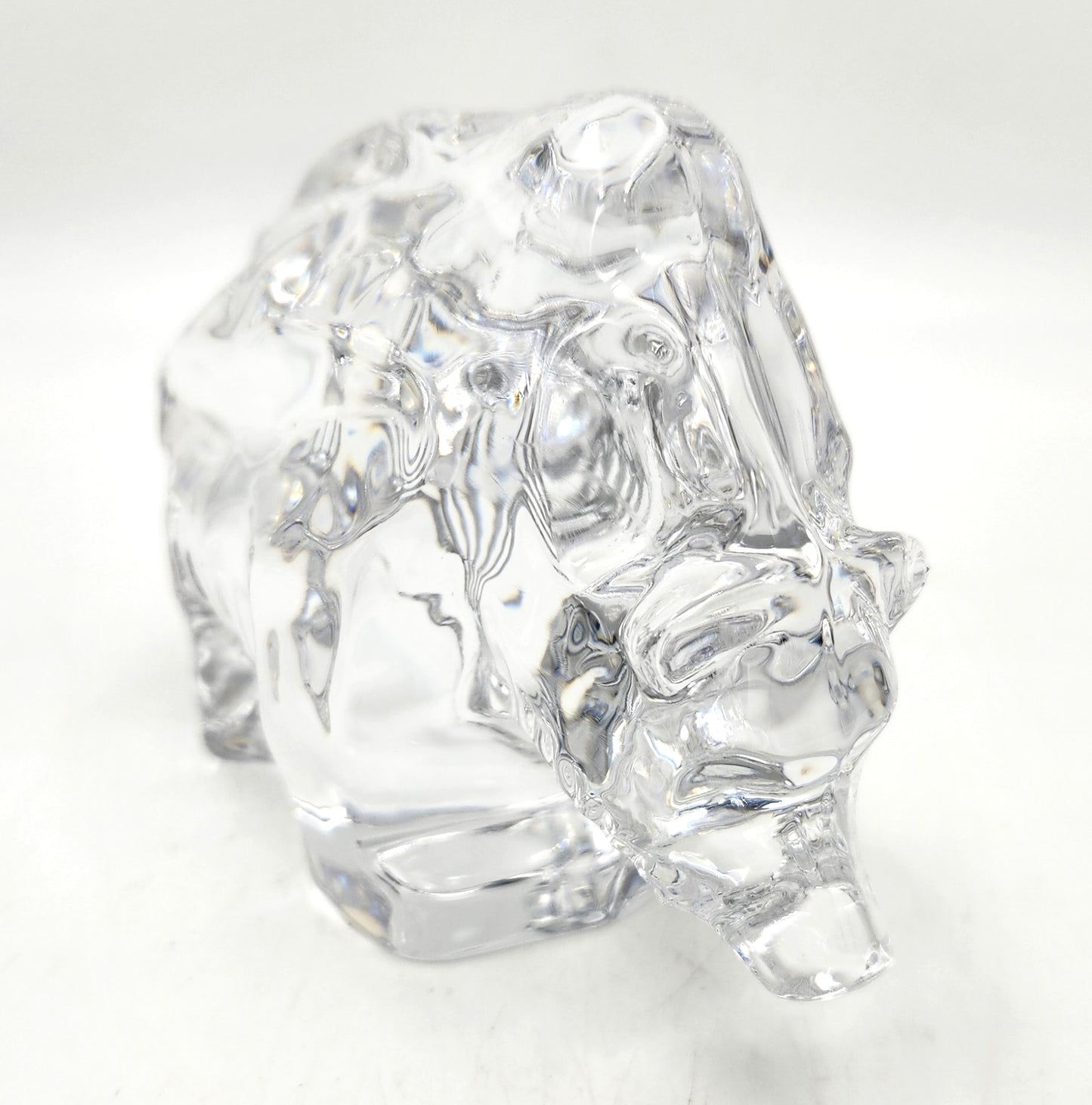 Vintage Orrefors Crystal Glass Bear - 13cm