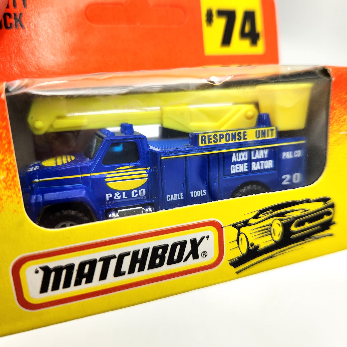 Matchbox - Utility Truck 'P&L Co Response Unit' #74 - 1:64 Scale