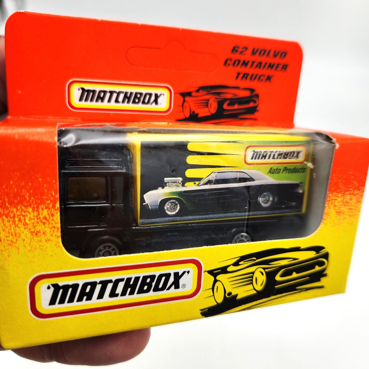 Matchbox - Volvo Container Truck 'Auto Products' #62 - 1:64 Scale