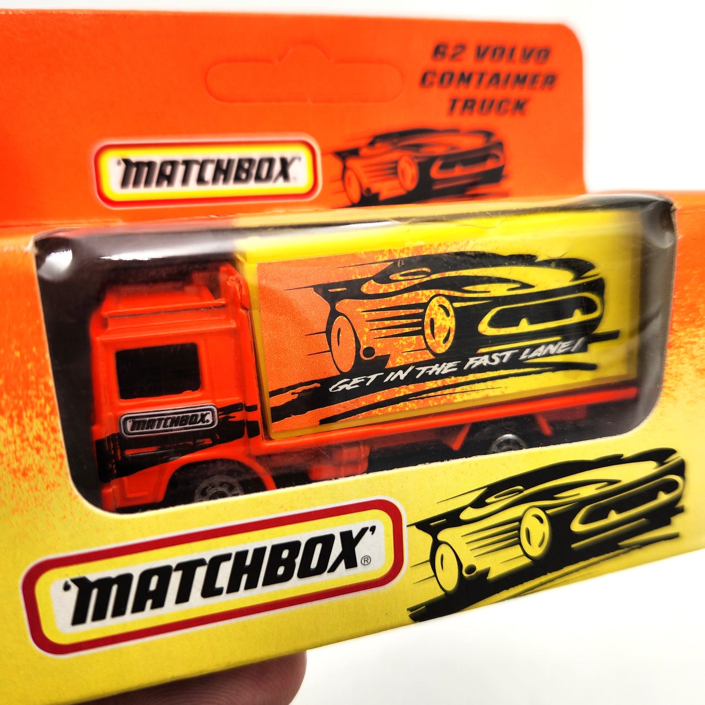 Matchbox - Volvo Container Truck 'Get in the Fast Lane' #62 - 1:64 Scale