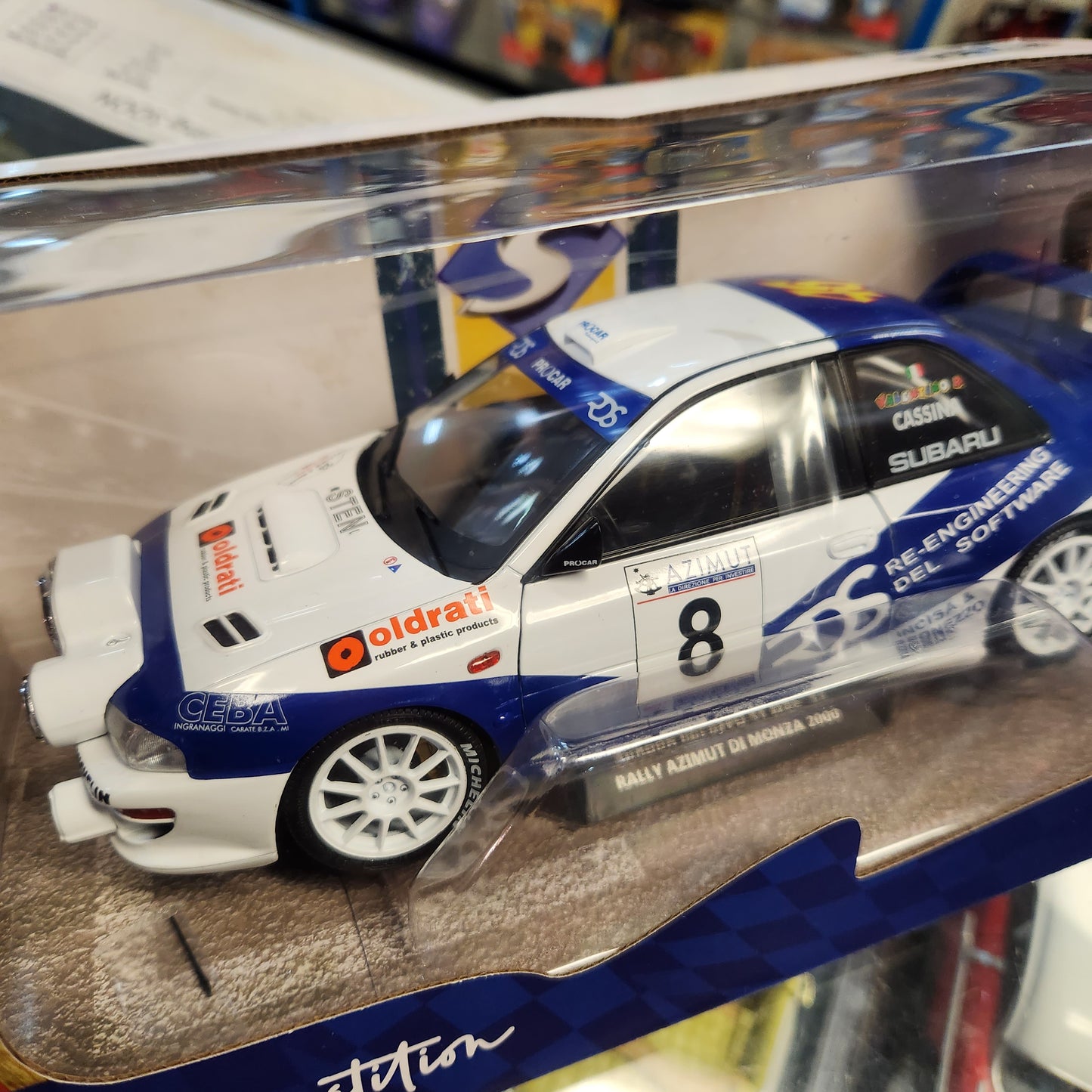 Solido - Subaru Impreza S5 WRC99 (Blue/White) - 1:18 Scale