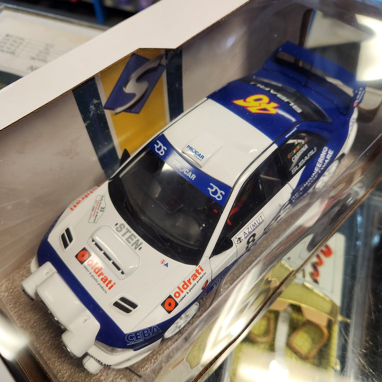 Solido - Subaru Impreza S5 WRC99 (Blue/White) - 1:18 Scale