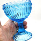 Pretty Blue Glass Sweetie Bowl - 15cm