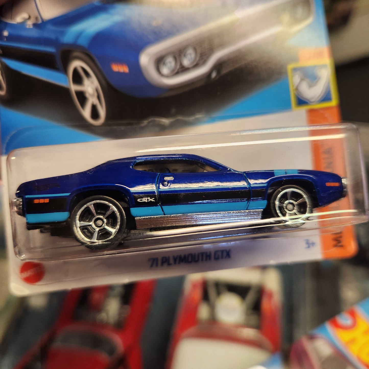 Hot Wheels - '71 Plymouth GTX - Long Card