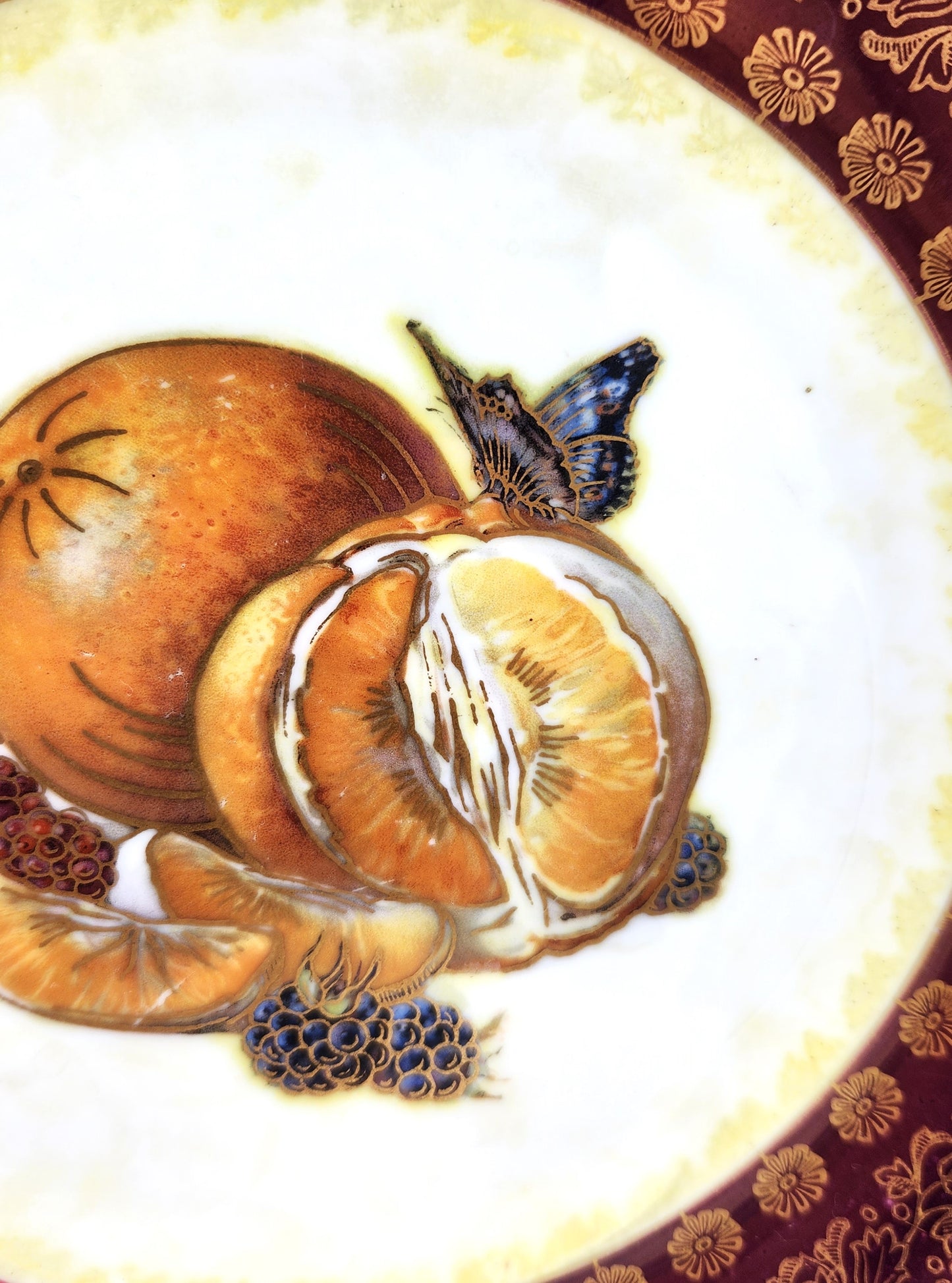 Vintage Rosenthal 'Oranges' Bread & Butter Plate - 21cm