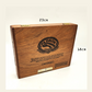 Timber Cigar Box 'Padron Cigars' - Meduro (Red Sticker) - 23cm x 18cm