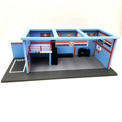 American Diorama - Garage 'Gulf Oil' - 1:64 Scale