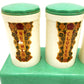 Set 6 Bakelite Spice Jars on Stand - 32cm