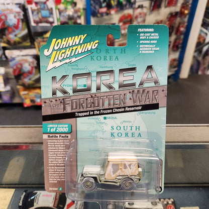 Johnny Lightning - 2023 Military R1 Ver A - Willys MB Jeep