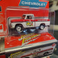 Johnny Lightning - 2023 Collector Tin R2 Vers. B - Crower Cams 1965 Chevy Pickup - White & Red