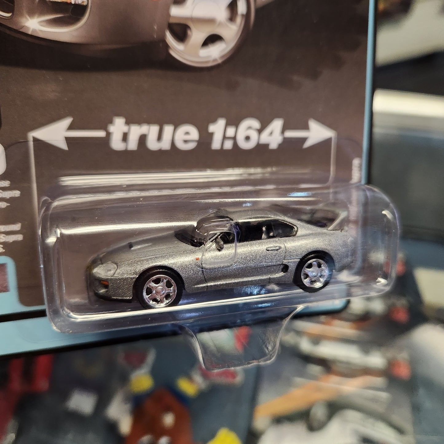 Auto World - 2023 R1 Vers. B Premium Series - 1997 Toyota Supra - Quicksilver Fx