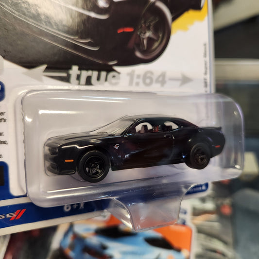 Auto World - 2023 R3 Vers. B Premium Series - 2021 Dodge Challenger SRT Super Stock - Pitch Black