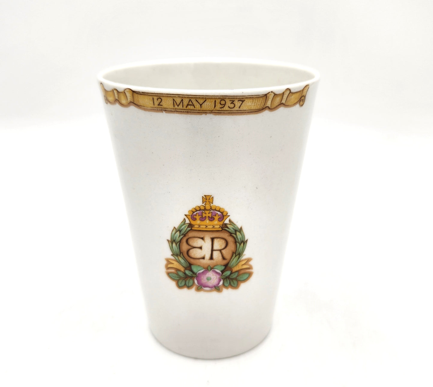 Shelley Bone China King Edward Coronation Tumber - 10cm