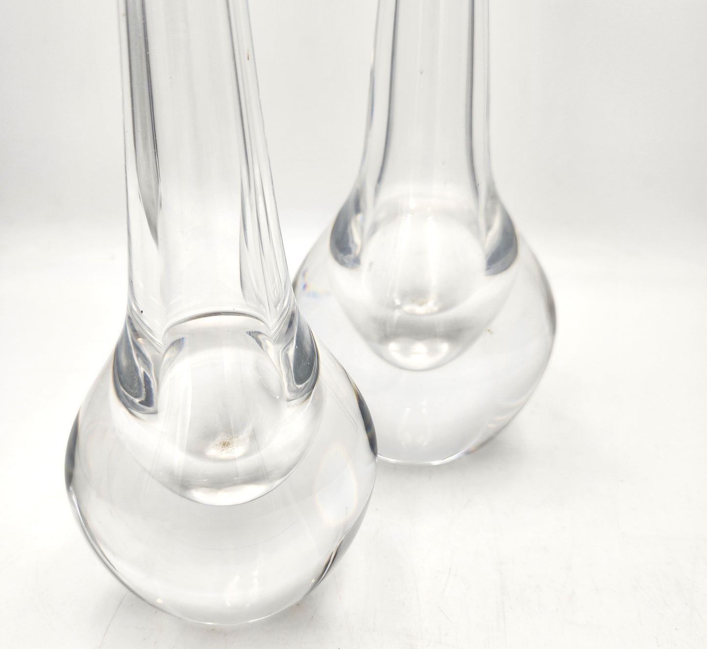 Orrefors Crystal Vases - Pair