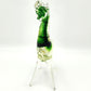 Elegant Clear & Green Glass Horse - 24cm