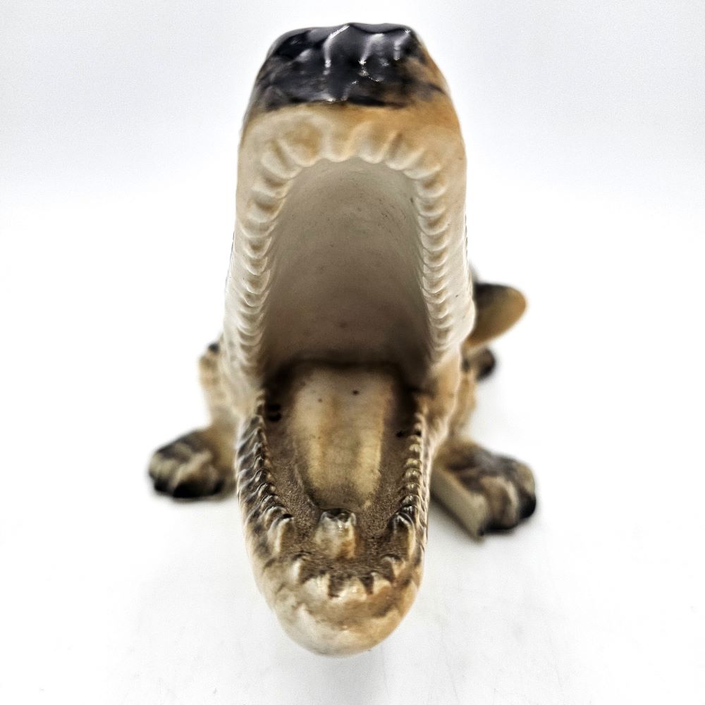 Ceramic Australian Pottery Crocodile Money Box - 19cm
