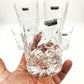 Set of 6 Lead Crystal Scotch Glasses - 10cm