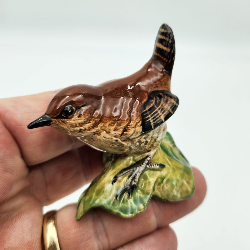 Beswick Porcelain Bird 'Wren' - 6 cm