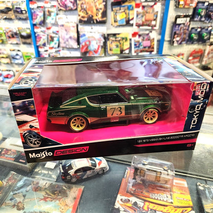 Maisto - 1973 Nissan Skyline 2000 GT-R 'Tokyo Mod' - 1:24 Scale