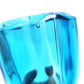 Vibrant Tall Art Glass Blue Vase - 20.5cm