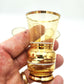 Vintage Gold Rimmed Shot Glasses (Set fo 4) - 7.5cm