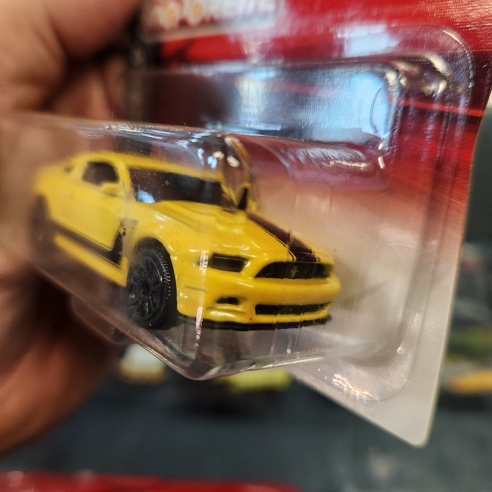 Majorette - Street Cars - Ford Mustang Boss (Yellow) - Short Card