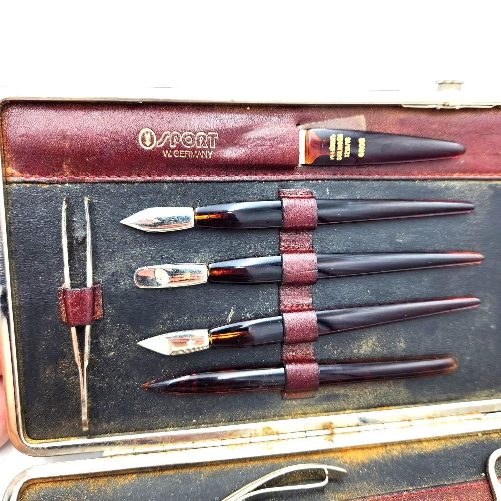 Vintage 10 Piece Manicure Set - Made in Germany