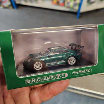 Tarmac Works - Porsche 911 (992) GT3 RS - Racing Green Metallic