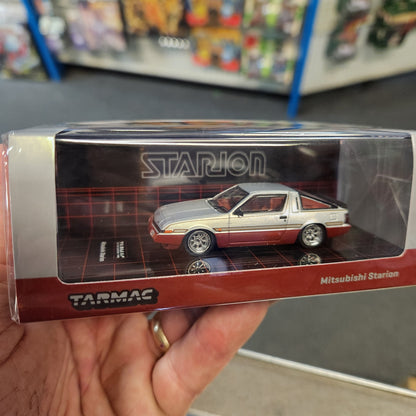 Tarmac Works - Mitsubishi Starion - Maroon/Silver