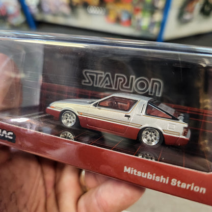 Tarmac Works - Mitsubishi Starion - Maroon/Silver