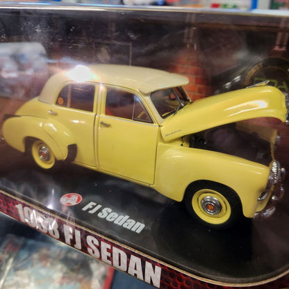 DDA - Holden 1953 FJ Sedan - Two Tone Light Yellow - 1:24 Scale